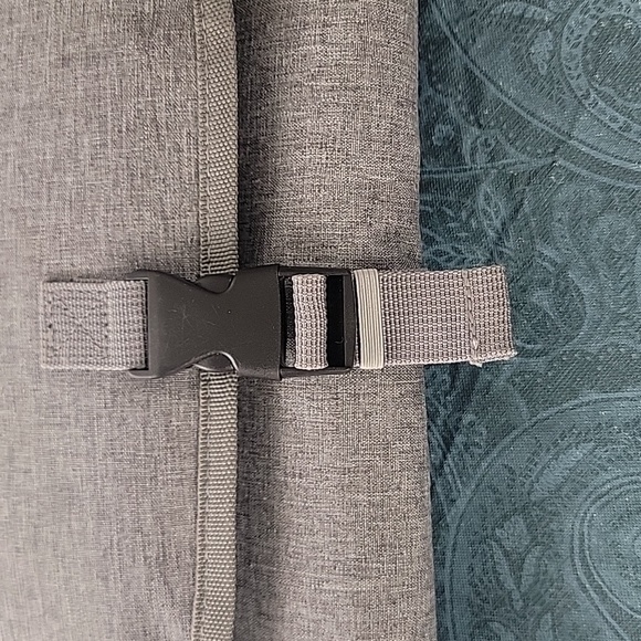 NWOT Kopi Baby Changing Gray Mat Folded For Travel or Home - Picture 3 of 10